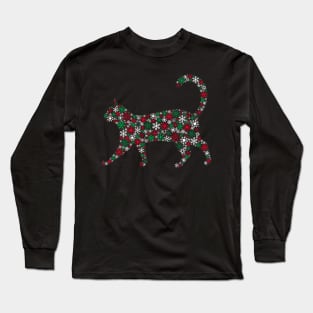 Christmas Cat Long Sleeve T-Shirt